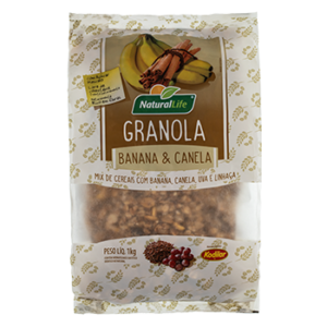 Granola Banana e Canela - Natural life